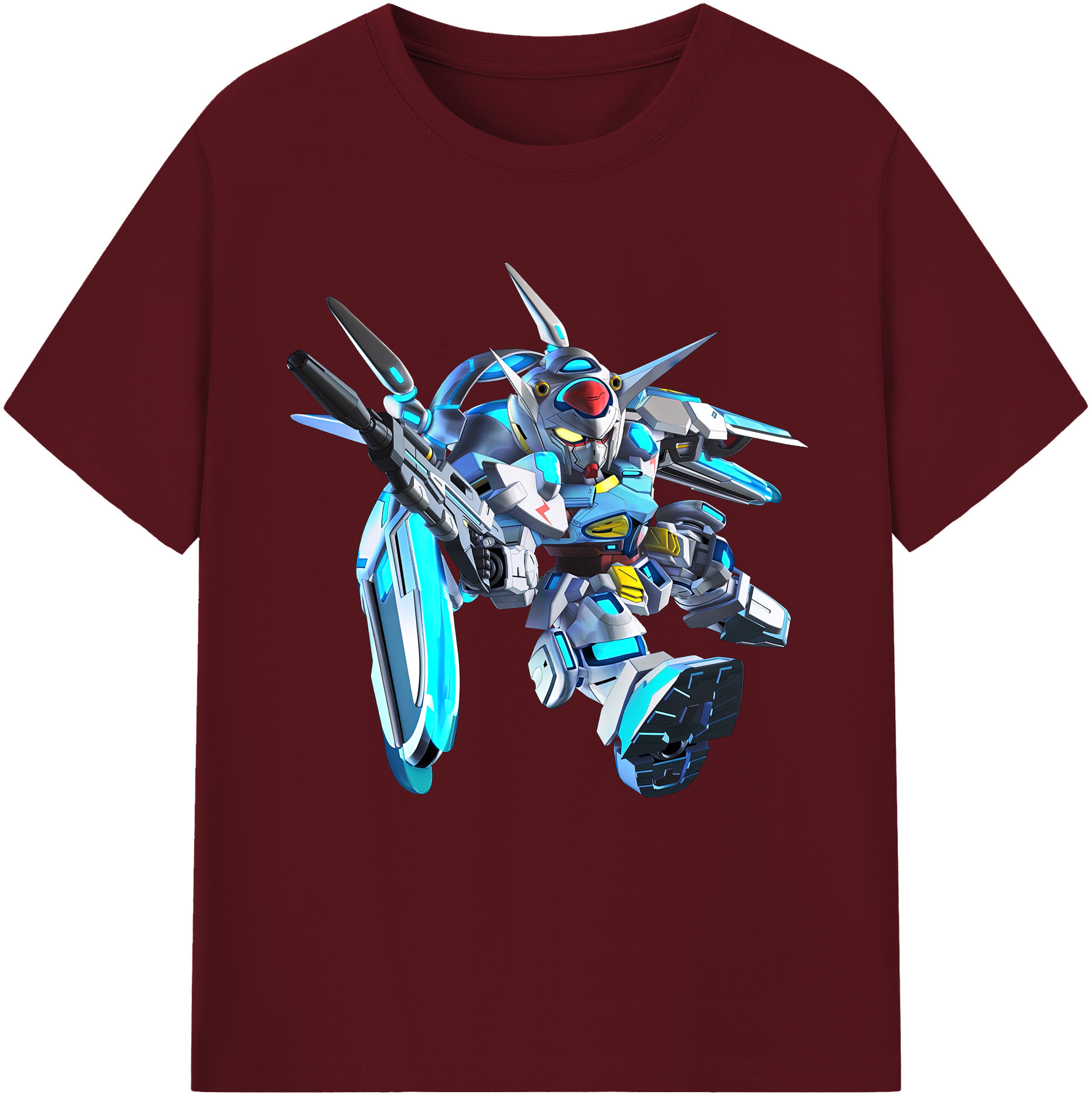 （画像用） 機動戦士ガンダム Mobile Suit Gundam 綿100％半袖Tシャツ（フロントプリント）